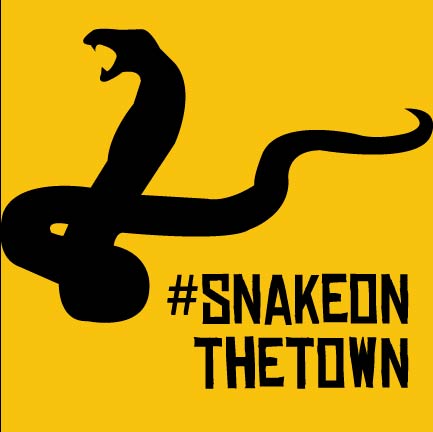 #SnakeOnTheTown