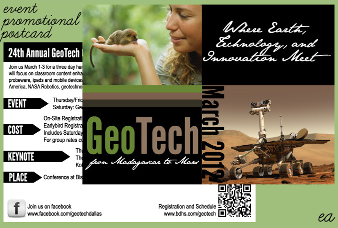 Promotional Postcard: Geotech 2012