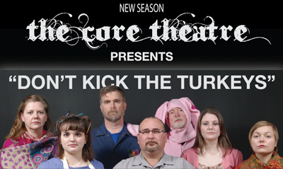 “Don’t Kick the Turkeys” Theatre Poster